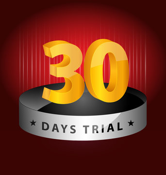 30 days trial design element