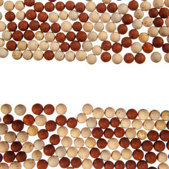 Red and yellow stone balls background