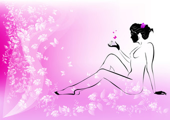 Body care.The spa procedure concept