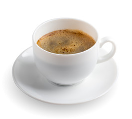 white coffee cup