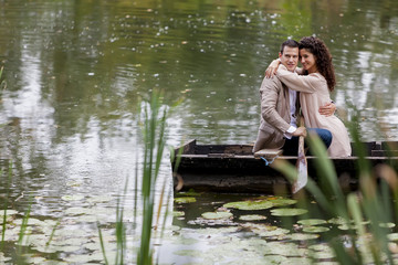 Couple in the boat