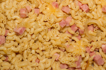 Close-up of macaroni and cheese