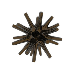 black glossy shape