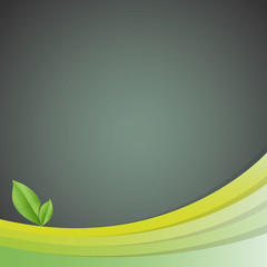 Eco green background. Vector design. 