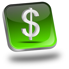 Button mit Dollar Symbol