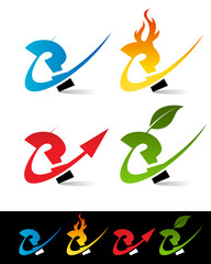 Swoosh Question Icons