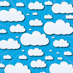 Clouds. background