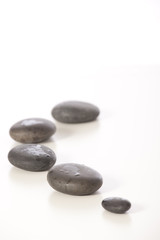 zen stones  isolated. spa background