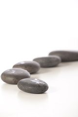 zen stones  isolated. spa background