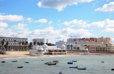 Naklejka premium Antiguo balneario La Palma