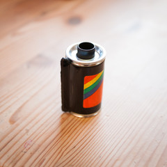 old photographic film roll