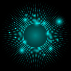 Colorful Dots Abstract Vector Background