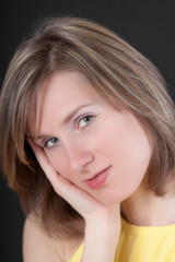 Naklejka premium Portrait close up