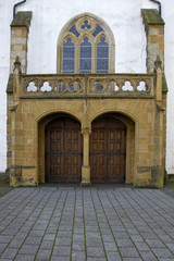 Tür der Pfarrkirche in Rietberg