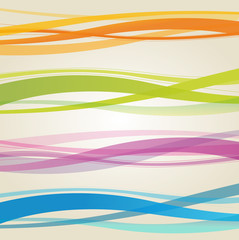 Waves - Abstract Curved Background