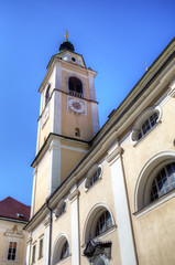 Fototapeta na wymiar Katedra w Lublanie. Słowenia