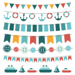 sea theme garland