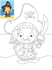 Printed roller blinds DIY The coloring page - happy mammoth