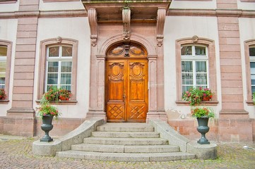 Fototapeta premium Entrée d'une maison luxeuse