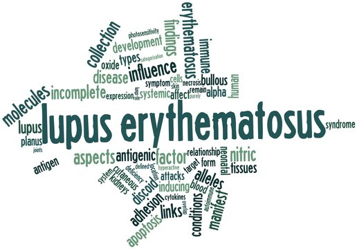 Word cloud for Lupus erythematosus