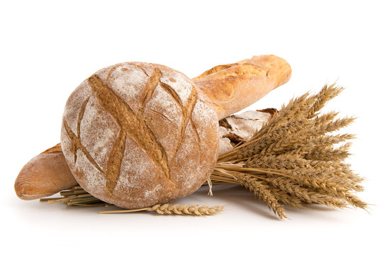 Brote und Weizenähren