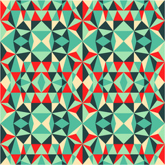 Geometric Triangle Shaped Pattern. Seamless, Vector, EPS 10