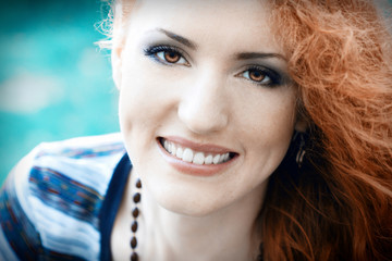 beautiful redhead girl