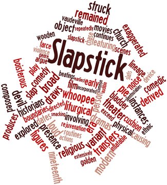 Word cloud for Slapstick