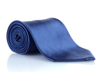 Color tie isolated on white