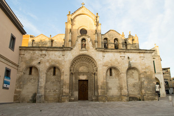 Fototapeta na wymiar Matera, Basilicata, St John Baptist Church