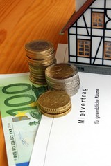 Mietvertrag, Geld, Haus Gewerblicher Vertrag