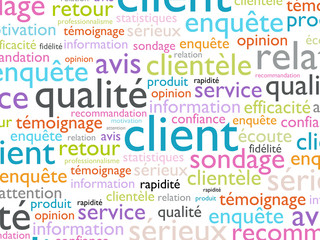 mots relation client qualité satisfaction
