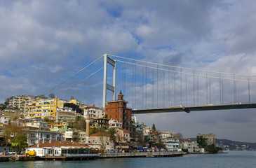 Obraz premium Fatih Sultan Mehmet Bridge, Istanbul, Turkey