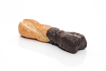 Biscotto di pasta sfoglia - Cookies with chocolate