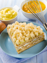 homemade mimosa cake