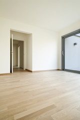 modern architecture, new empty apartment