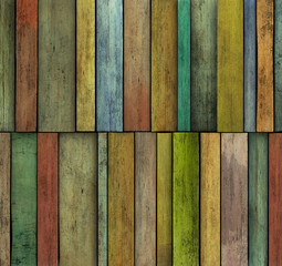 abstract grunge 3d render colored wood timber plank backdrop