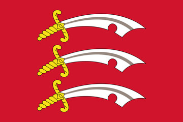 Flag of Essex County in England