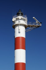 Detail of the top of a lighthouse