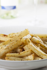 Roasted Parsnips Vertical