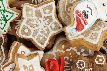 Christmas treats close-up