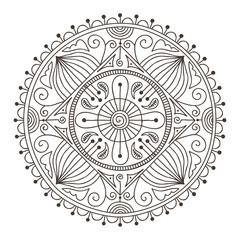 Doodle mandala