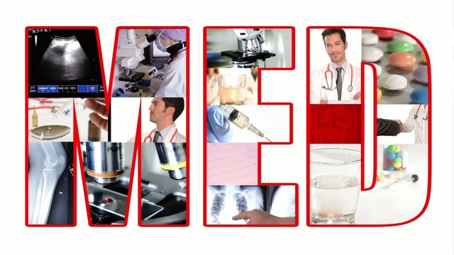 med collage