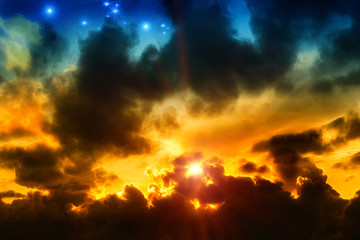 Space sky