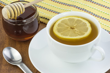 tea lemon and honey