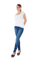 Attraktive junge Frau