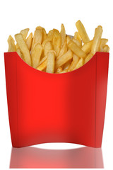 Aperitivo de patatas fritas.