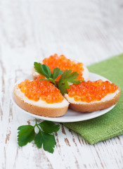 Caviar Canapes