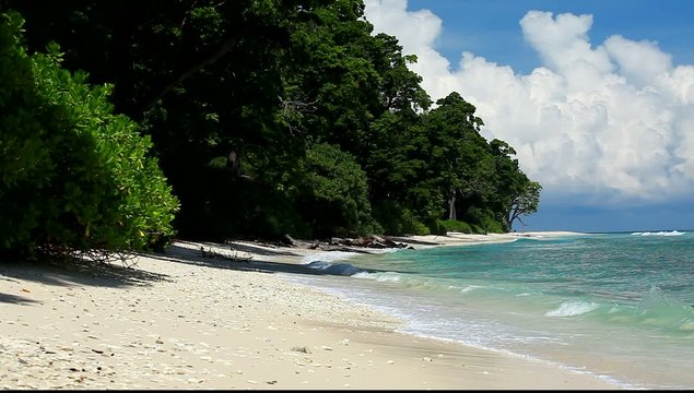 Havelock Island blue sky, Andaman Islands, India