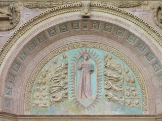 Obraz premium The Oratory of san Bernardino in Perugia in Tuscany in Italy
